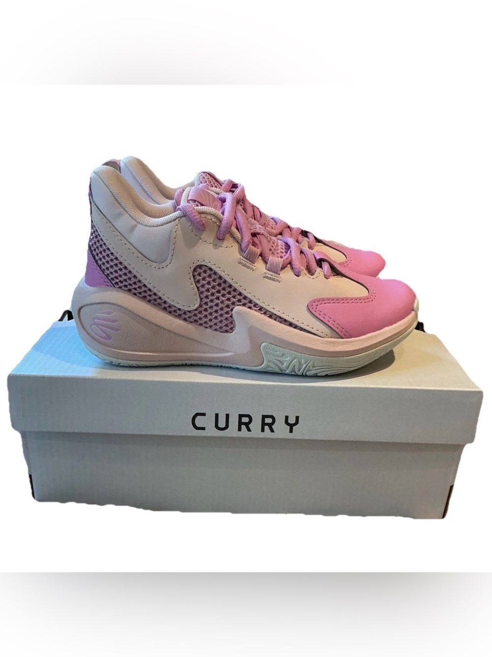Under Armour Steph Curry 3Z7 Basketball Shoes Pink 6006544-616 NEW